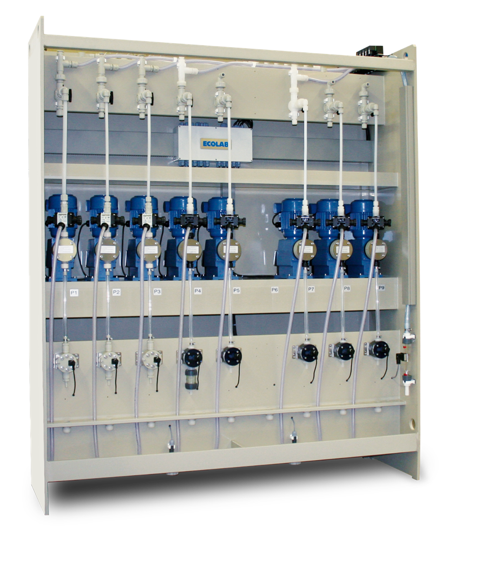 Pump Rack Dispenser Ecolab