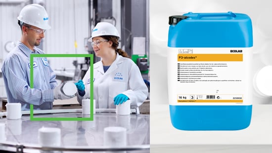 Alcohol-based surface disinfectant for the food industry