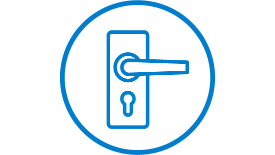 Door handle icon