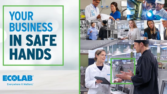 Your Business in Safe Hands - with Ecolab as your partner