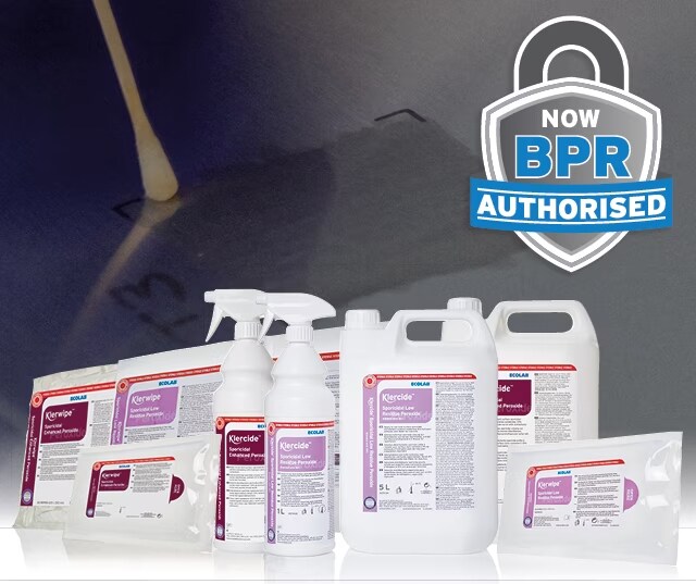 BPR approved Ecolab Peroxide Products