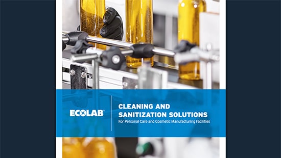 Cleaning and Sanitizing Solutions for the Personal Care and Cosmetics Industry Brochure
