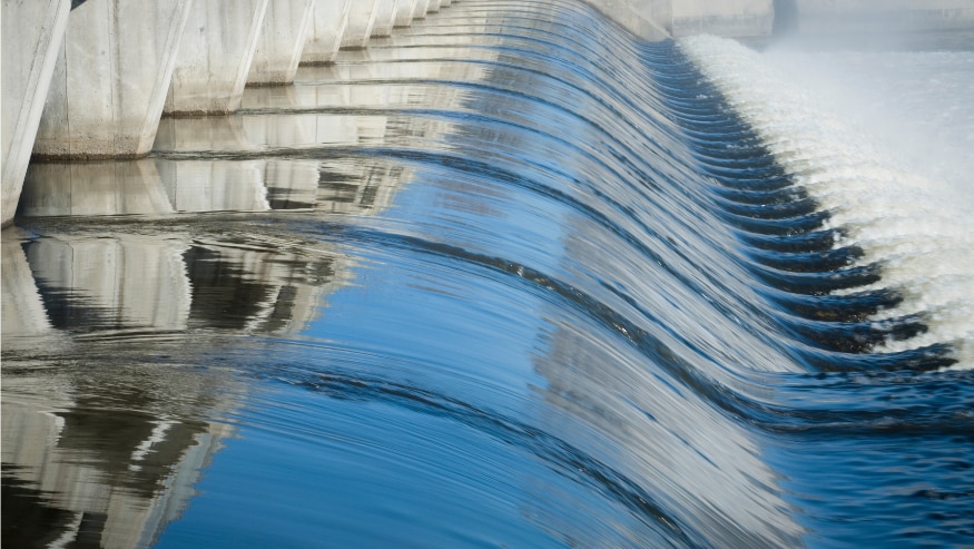 A dam